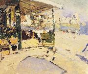 Konstantin Alexeievich Korovin On the Seashore in the Crimea oil painting artist